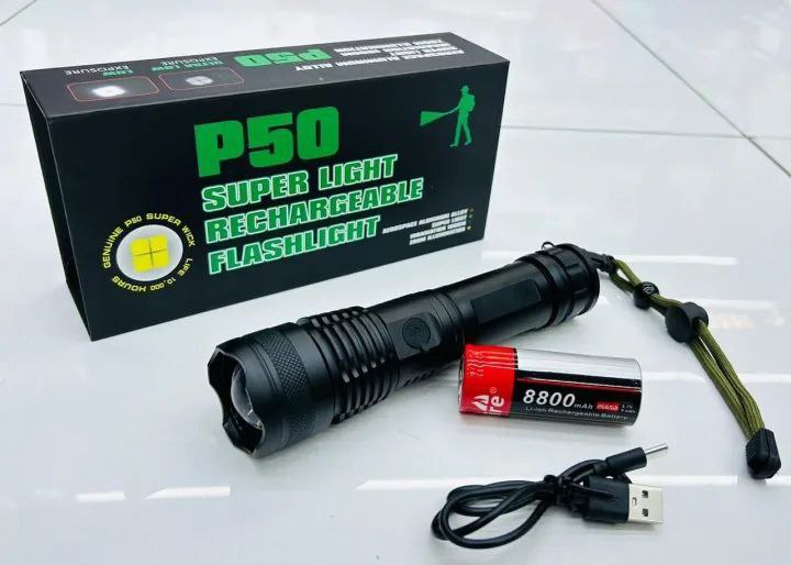 كشاف P50 معدني قابل للشحن ببطارية ليثيوم - منتج مشابه